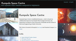 Desktop Screenshot of kumpulaspace.fi